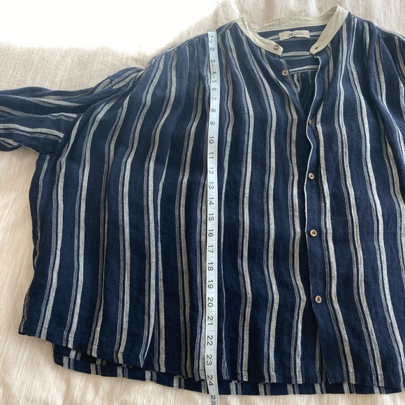 Ichi Antiquities linen oversized button down shirt - Picture 6 of 7